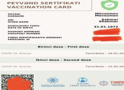 Bu məkanlara giriş COVID-19 pasportu ilə mümkün olacaq – Bu gündən