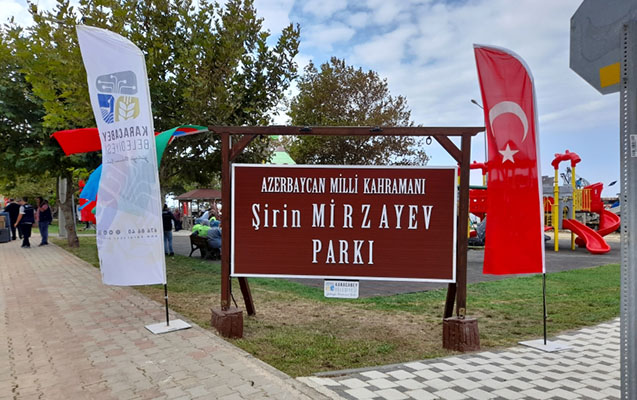 Türkiyədə Şirin Mirzəyev adına park açıldı