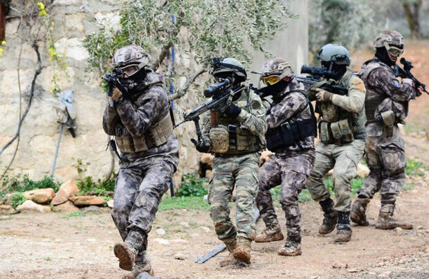 Türkiyə ordusu Suriyada 12 terrorçunu zərərsizləşdirdi