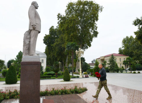 Prezident Bərdə rayonuna səfər etdi – FOTO