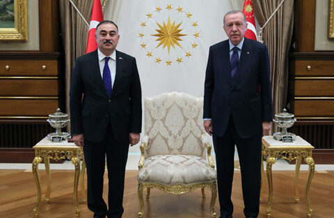 Ərdoğan Azərbaycan səfirinin etimadnaməsini qəbul etdi – FOTO