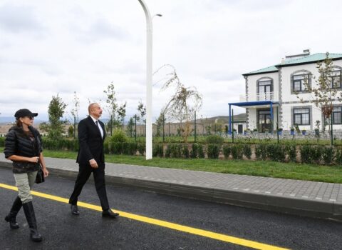 Prezidenti Zəngilanın Ağalı kəndində həyata keçirilən işlərlə tanış oldu – YENİLƏNİB + FOTO
