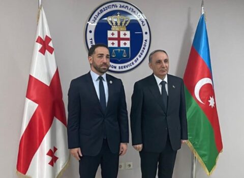 Kamran Əliyev gürcü həmkarı ilə danışıqlar apardı – FOTOLAR