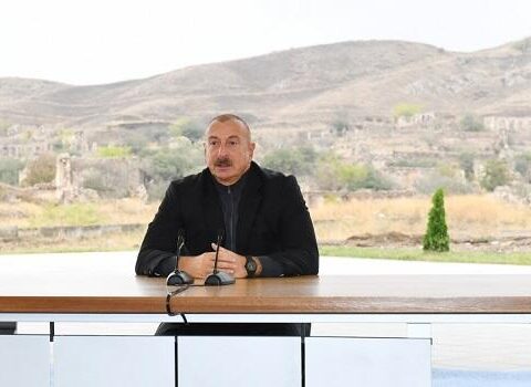 İlham Əliyev Xocavənd ictimaiyyətinin nümayəndələri ilə görüşdü