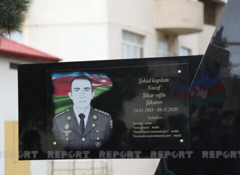 Düşməni əlləri ilə boğan şəhidin adı əbədiləşdirildi – FOTO
