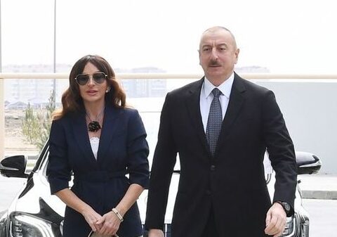 Vilnüsdə Prezident və xanımının şərəfinə rəsmi lanç verildi