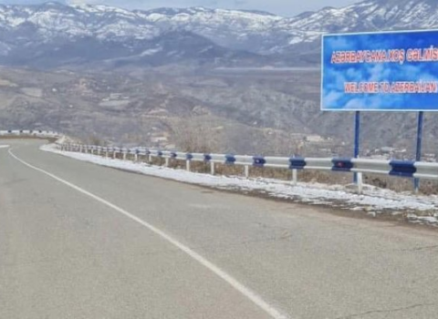 Azərbaycan Zəngəzurda YENİ KEÇİD MƏNTƏQƏSİ QURUR
