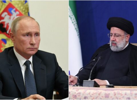 Putinlə Rəisi Qarabağı MÜZAKİRƏ ETDİLƏR