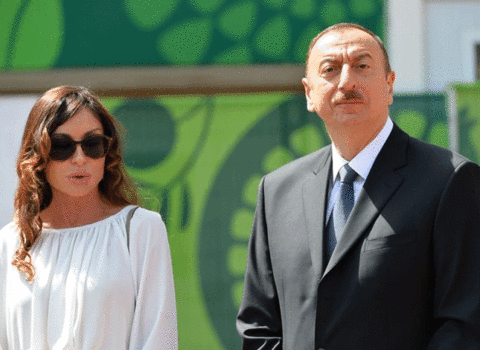 Prezidentlə xanımı şəhidimizin hazırladığı abidənin açılışında