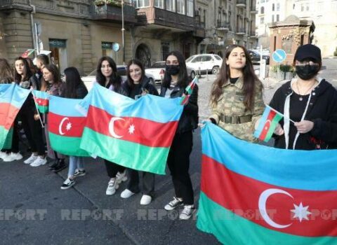 Bakıda Zəfər Günü yürüşü BAŞA ÇATDI