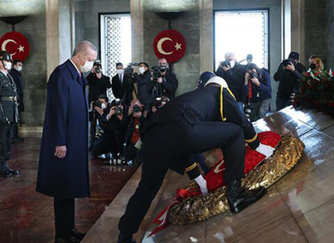 Rəcəb Tayyib Ərdoğan Anıtkabiri ziyarət etdi – FOTOLAR
