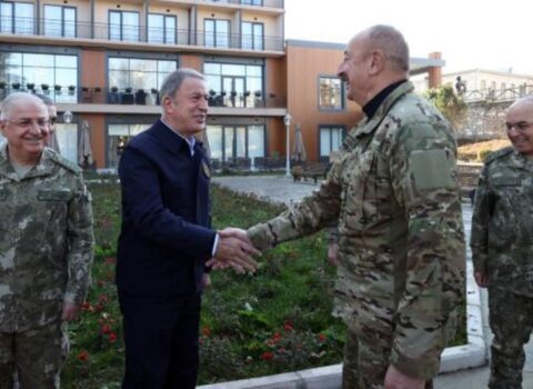 İlham Əliyev Şuşada Hulusi Akarı QƏBUL ETDİ – FOTO
