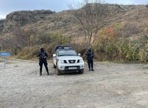 Azərbaycan polisi Gorus-Qafan yolunda xidmətdə – FOTOLAR