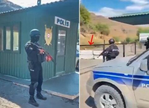 Sərhədçilərimiz erməni maşınlarını yoxlamağa başladı – VİDEO
