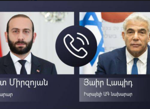 Ermənistan və İsrail XİN rəhbərləri arasında telefon danışığı oldu