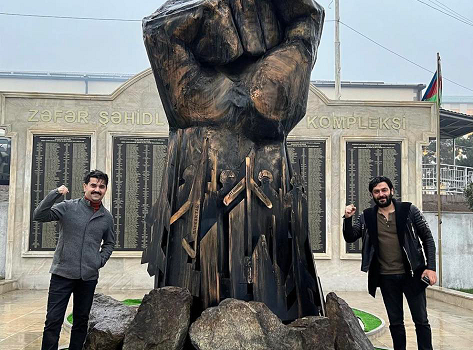 Türkiyəli aktyor Hadrutda – FOTO