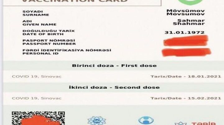 COVID sertifikatının verilmə QAYDASI COVID sertifikatının verilmə QAYDASI