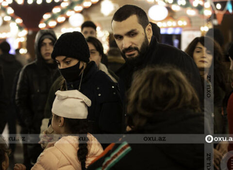 Arzu Əliyeva həyat yoldaşı ilə “Tarqovu”da – FOTOLAR