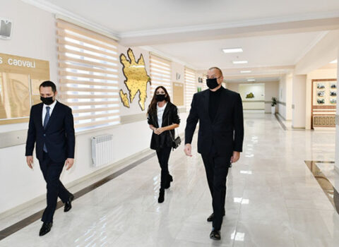 Qubanın Birinci Nügədi kəndində yeni məktəb inşa edilib – FOTOLAR / YENİLƏNİB