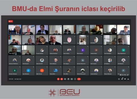 BMU-da Elmi Şuranın iclası keçirildi