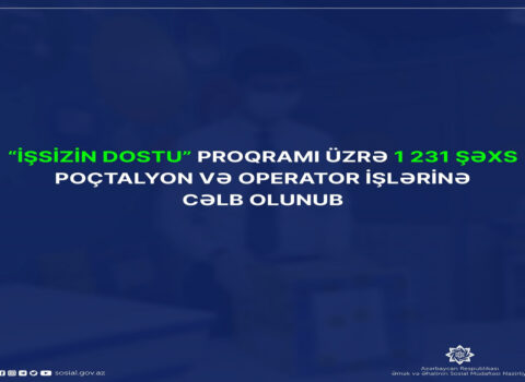 Nazirlik: 1231 şəxs poçtalyon və operator işlərinə cəlb olunub