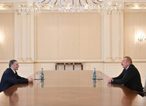 İlham Əliyev dünya şöhrətli alim Əziz Səncəri qəbul etdi – FOTO