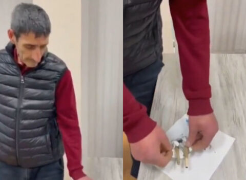 Narkotik vasitənin təsiri altında olan taksi sürücüsü aşkarlanıb – VİDEO
