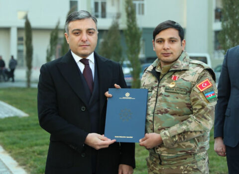 Şəhid ailələri və müharibə əlillərinə 80 mənzil təqdim edildi – FOTO