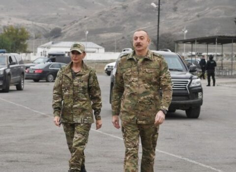 Prezident və ailəsi Hadrutda hərbi hissənin açılışında İŞTİRAK ETDİ – YENİLƏNİB