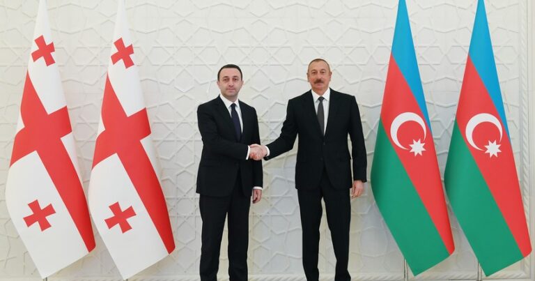 Gürcüstanın Baş naziri Azərbaycan liderini TƏBRİK ETDİ