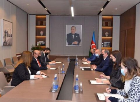 Ceyhun Bayramov Küveytin Azərbaycandakı səfiri ilə görüşdü – FOTO