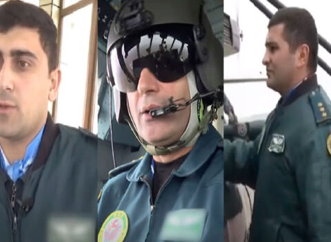 Helikopter qəzasında şəhid olan zabitlərimizin xidmət zamanı görüntüləri – VİDEO