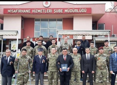 Vətən müharibəsi qaziləri Türkiyə müdafiə nazirinin müavini ilə görüşdülər