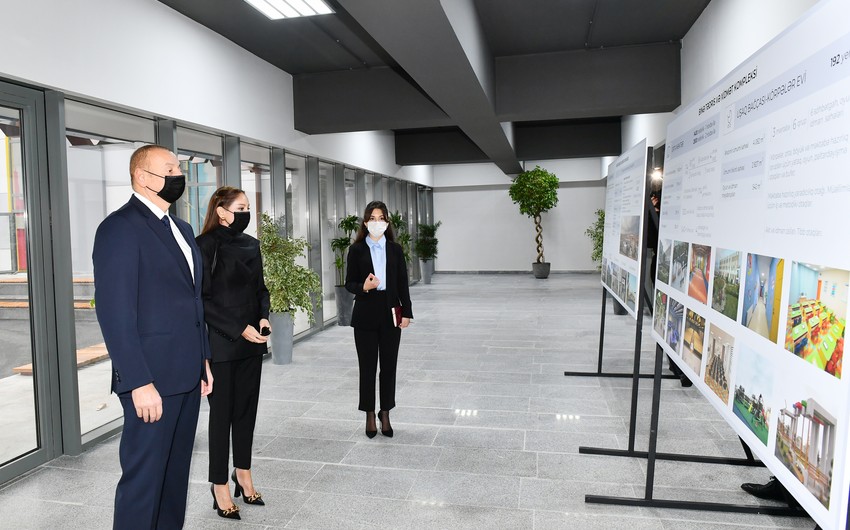Prezidentlə xanımı Binədə açılışa qatıldı - YENİLƏNİB