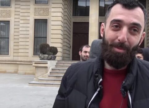 Bakıda Türkiyə bayrağına hörmətsizlik edən şəxs saxlanıldı