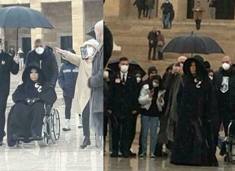 Nazirlik Bülent Ərsoyun yanında çətir tutan zabit ilə bağlı araşdırma başlatdı
