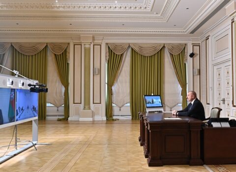Prezident Monteneqro parlamentinin sədri ilə videoformatda görüşdü – FOTO + YENİLƏNİB