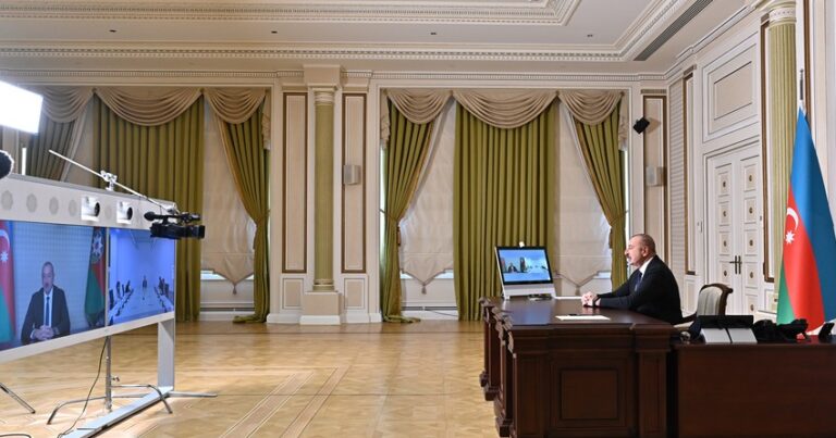 Prezident Monteneqro parlamentinin sədri ilə videoformatda görüşdü – FOTO + YENİLƏNİB Prezident Monteneqro parlamentinin sədri ilə videoformatda görüşdü – FOTO + YENİLƏNİB