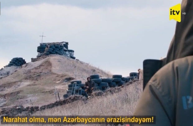 İTV-nin çəkiliş qrupu postda duran erməni hərbçiləri belə susdurdu – VİDEO