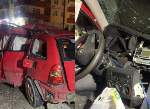 Azərbaycanda dəhşətli qəza: Polislər ağır xəsarət aldılar – FOTO/VİDEO