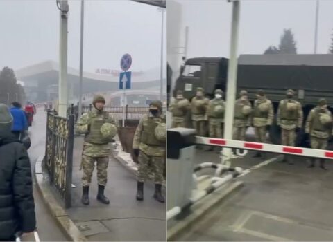 Almatı aeroportu mühasirəyə alındı – FOTO/VİDEO