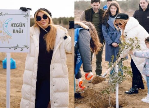 Aygün Kazımovanın adına bağ salındı – FOTOLAR