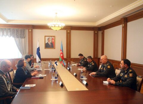 Zakir Həsənov Finlandiya XİN-in nümayəndə heyəti ilə görüşdü – FOTO