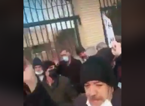 Təbrizdə təqaüdçülər növbəti dəfə etiraz aksiya keçirdilər – VİDEO