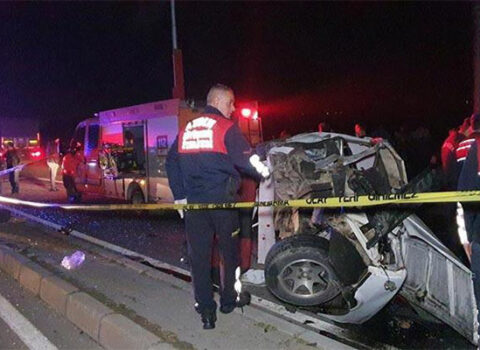 Türkiyədə ağır qəza, 2 nəfər öldü – FOTO