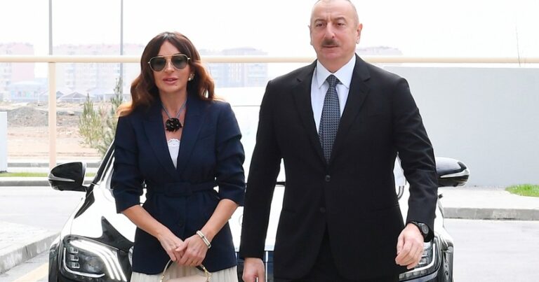 Prezidentlə xanımı Ağcabədidə Prezidentlə xanımı Ağcabədidə