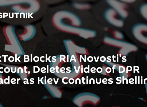 TikTok RİA Novosti-nin hesabını blokladı – FOTO