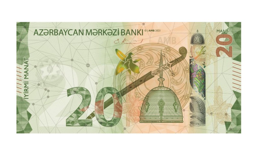 Azərbaycanda yeni 20 manatlıqlar tədavülə buraxıldı - FOTO