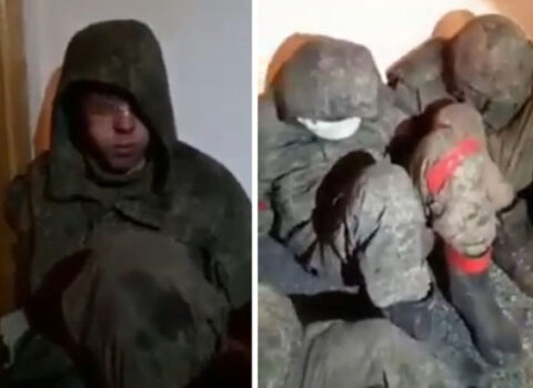 Ukrayna ordusu əsir götürülmüş rusiyalı əsgərlərin görüntülərini yaydı – VİDEO