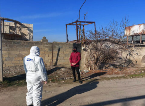 Sabirabadda yaşadığı ünvanı tərk edən COVID-19 xəstəsi saxlanıldı